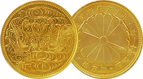 天皇陛下御在位60年記念 10万円金貨　昭和61年・昭和62年