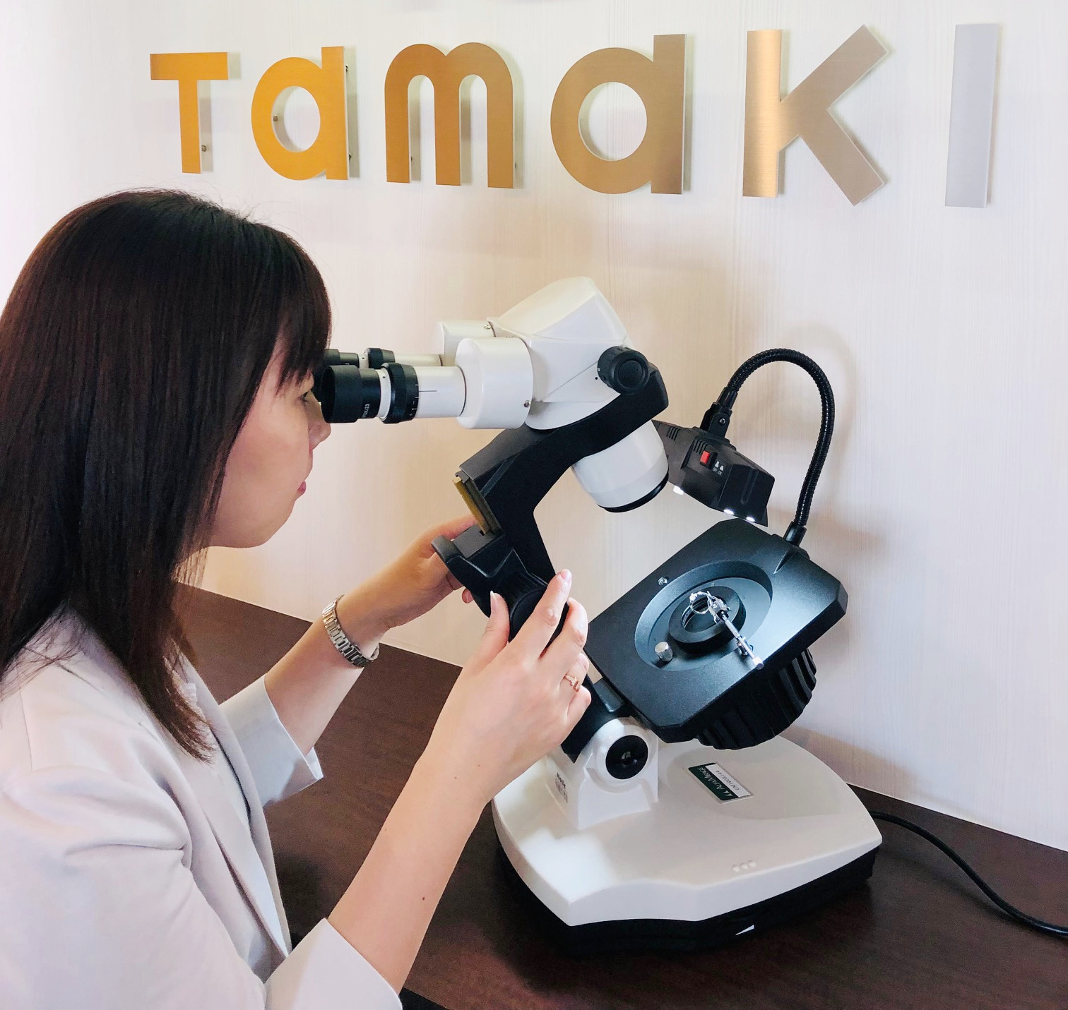 顕微鏡での査定