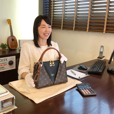 目の前でスタッフがしっかり査定します